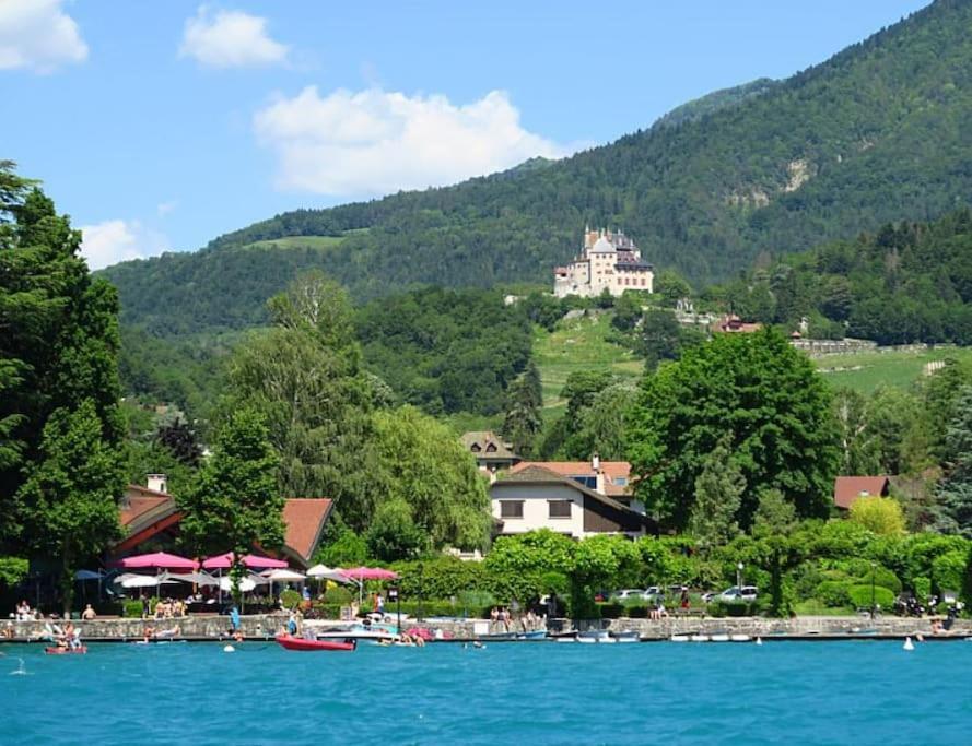 Charmant Appartement Lac D'Annecy / Ski - 6 Pers Menthon-Saint-Bernard Exterior foto